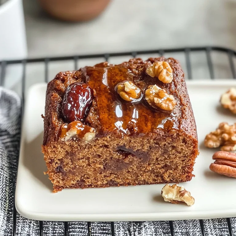 Date Honey Nut Cake