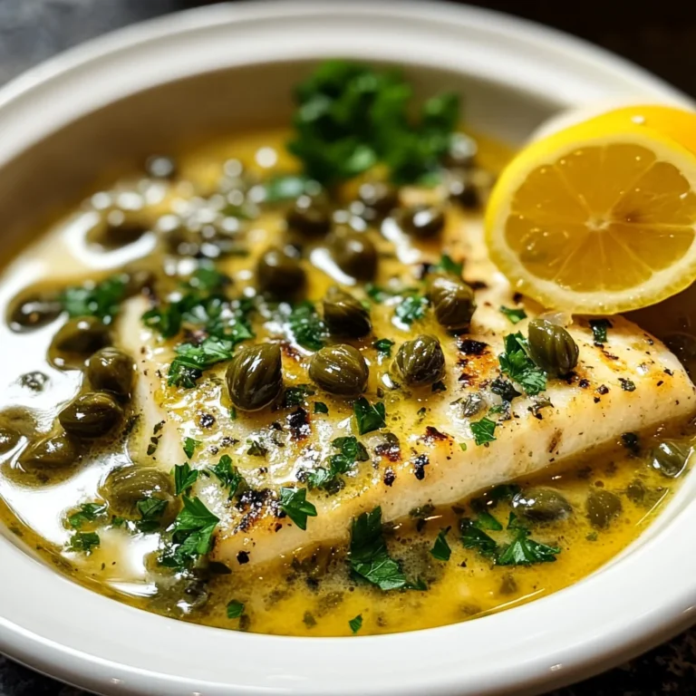 Lemon Caper Sauce