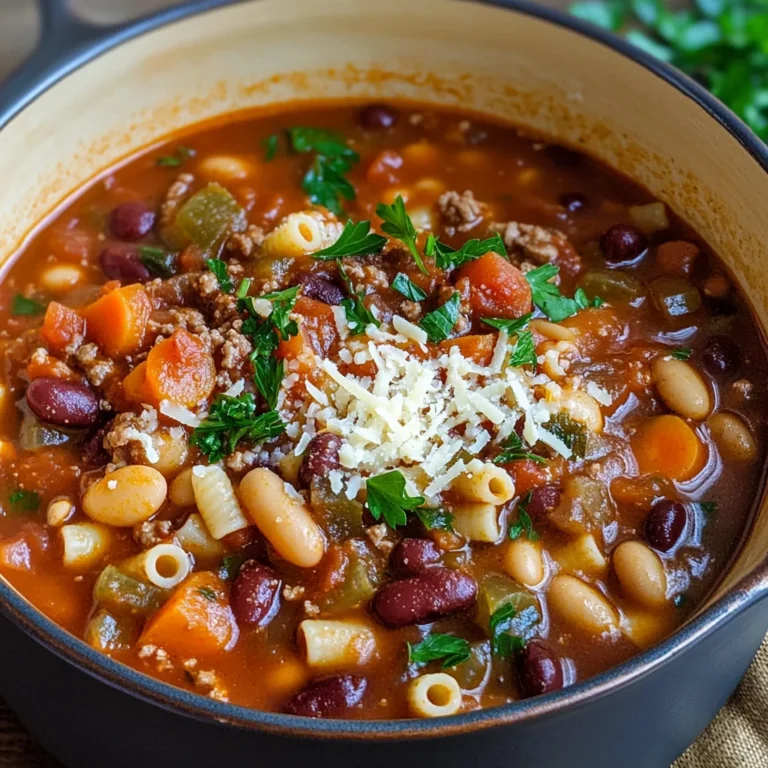 Pasta e Fagioli Soup {Olive Garden Copycat Recipe}