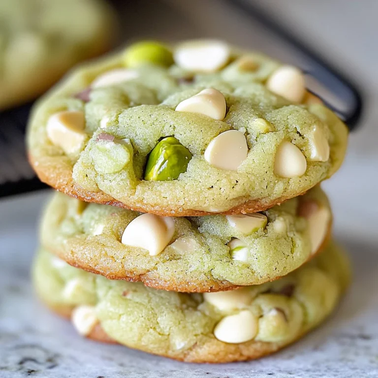 Pistachio Pudding Cookies