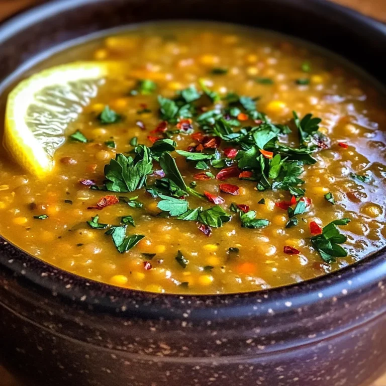 Turkish Lentil Soup Recipe