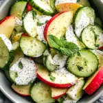 Apple Cucumber Salad With Creamy Yogurt Dressing Recipe