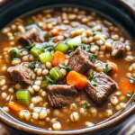Cozy Beef and Barley Soup