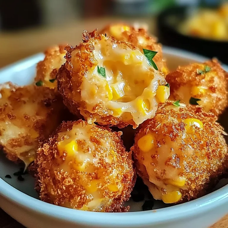 Crispy Corn Cheese Bites
