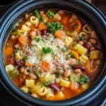 Slow Cooker Minestrone Soup