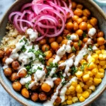 BBQ Ranch Chickpea Quinoa Bowls