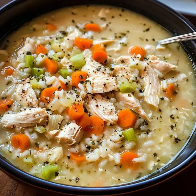 Crack Chicken and Rice Soup