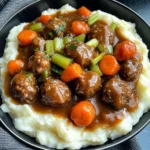 Easy Frozen Meatball Pot Roast (Slow Cooker Dinner Recipe)