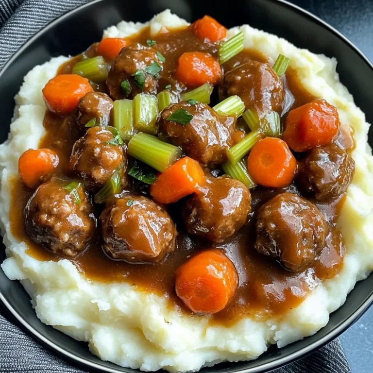 Easy Frozen Meatball Pot Roast (Slow Cooker Dinner Recipe)