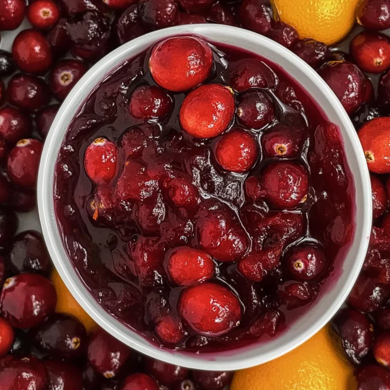 Easy Homemade Fresh Cranberry Orange Sauce Recipe