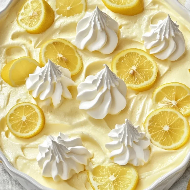 Fresh Lemon Mousse