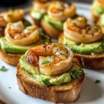 Garlic Shrimp Crostini with Avocado: A Flavorful Bite-Sized Delight