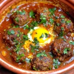 Moroccan Meatballs (Meatball Tagine)