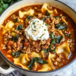 One Pot Lasagna Soup