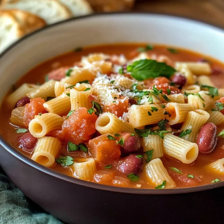 Pasta Fagioli Recipe: Hearty Italian Comfort