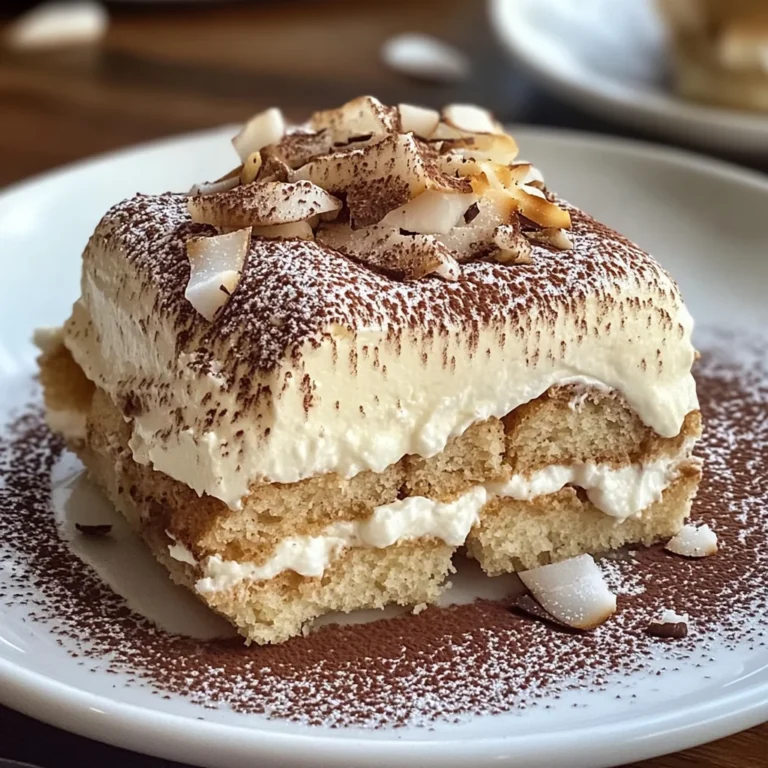 Raffaello Coconut Tiramisu