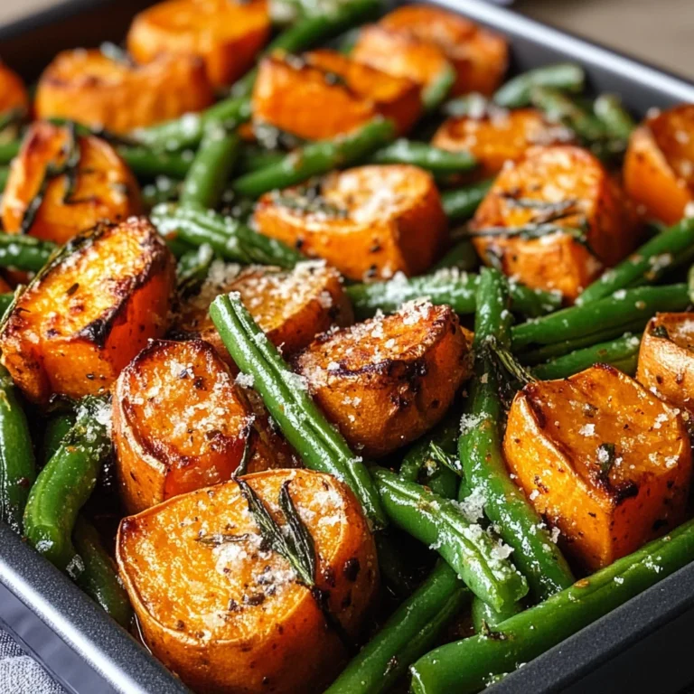 Sweet Potato & Green Bean Tray Bake: Easy & Delicious Recipe