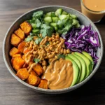 Thai Peanut Sweet Potato Buddha Bowl