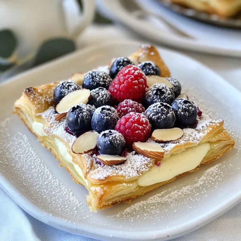 Berry Custard Pastry with Italian Crema Pasticcera