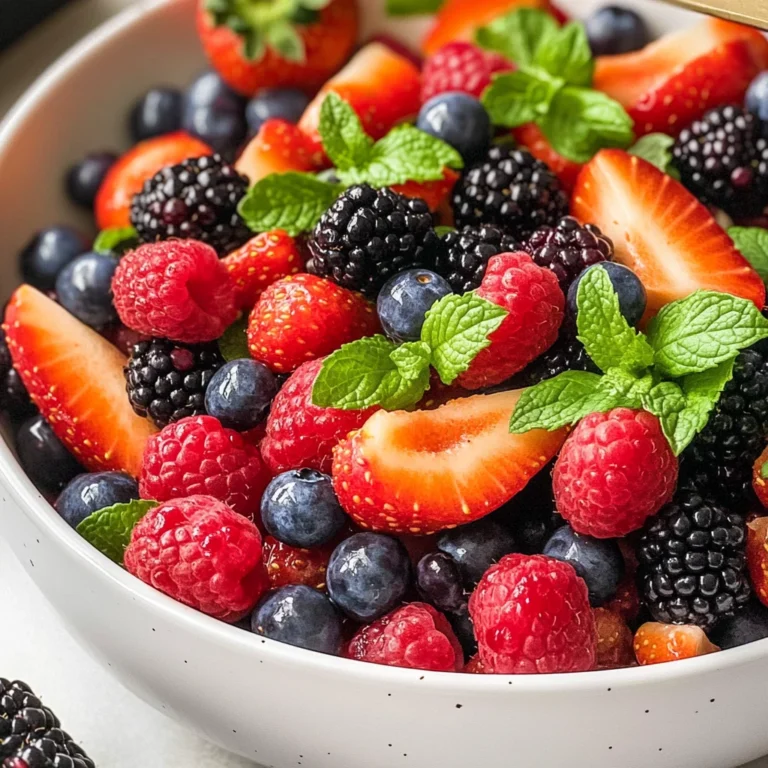 Berry Salad with Mint