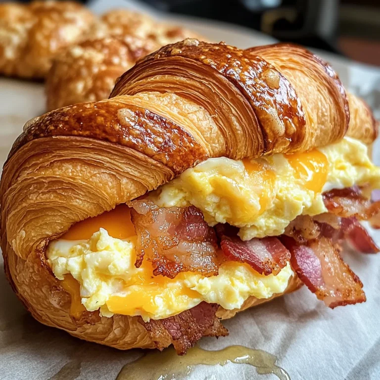 Croissant Breakfast Sandwiches