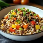 Dirty Rice with Ground Beef