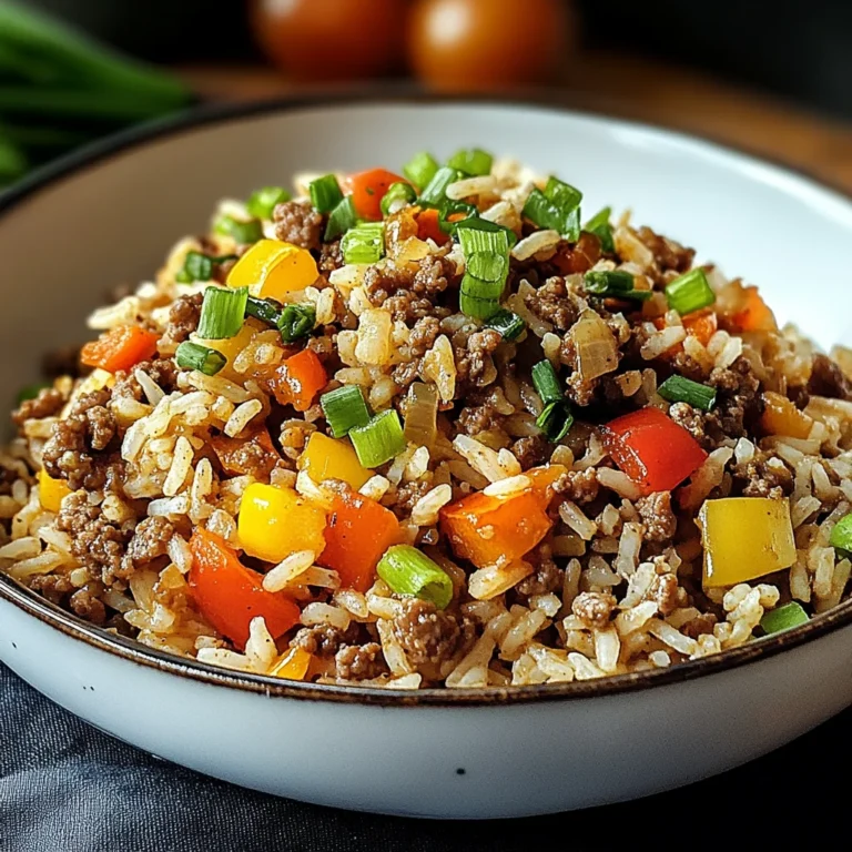 Dirty Rice with Ground Beef