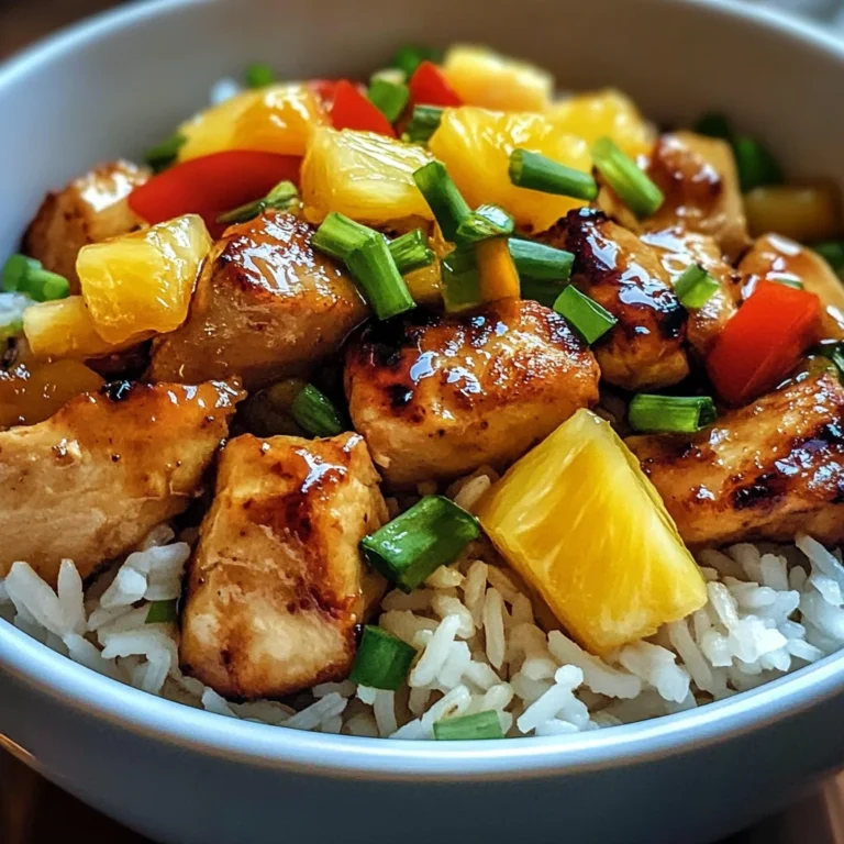 Disgustingly Easy Pineapple Chicken and Rice in 30