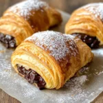 Easy Chocolate Croissants