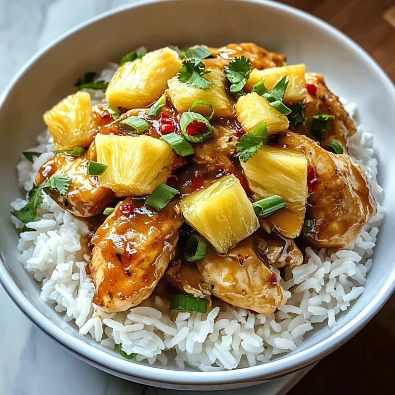Easy Pineapple Chicken & Rice Feast!