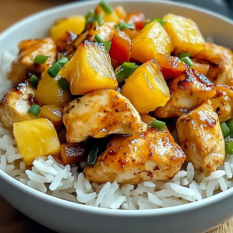 Easy Pineapple Chicken with Rice: A Flavorful Tropical Twist
