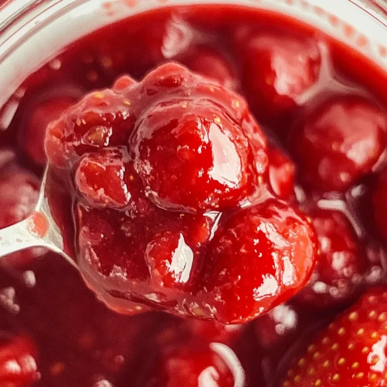 Easy Strawberry Compote