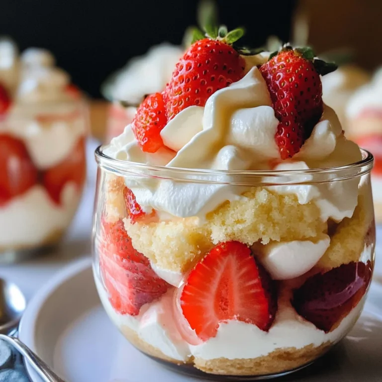 Easy Strawberry Shortcake Trifle