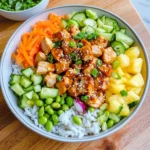Hawaiian Inspired Chicken Poke Bowl That's Bursting with Flavor