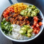 Honey Lime Chipotle Chicken Burrito Bowls