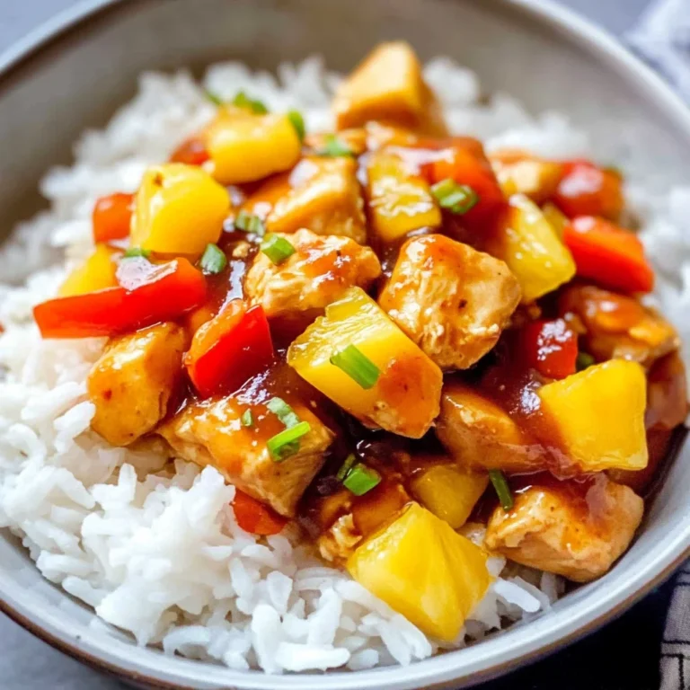 Instant Pot Pineapple Chicken and Rice