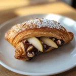 Irresistible Pear Chocolate Hazelnut Croissant Recipe