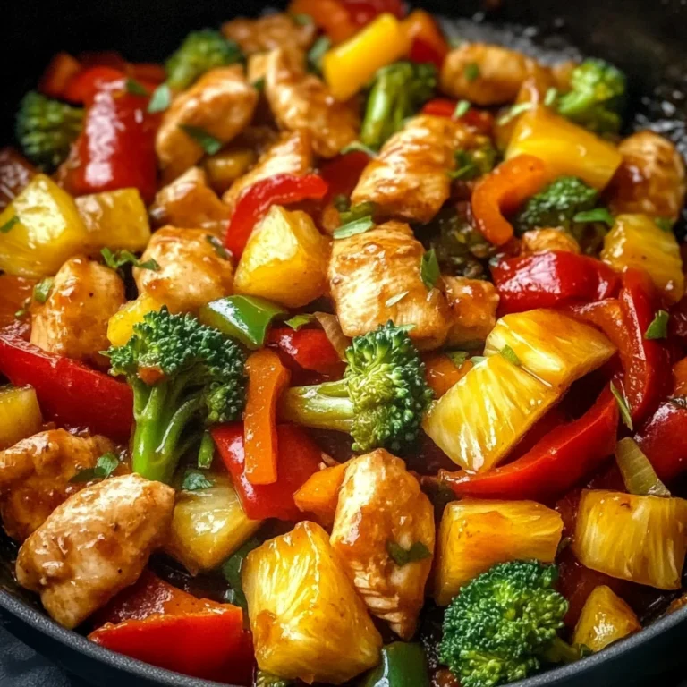 Pineapple Chicken Stir Fry