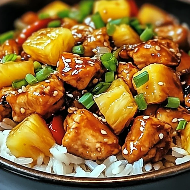 Pineapple Chicken and Rice: A Sweet and Savory Weeknight Favorite