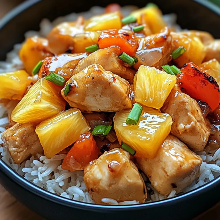 Pineapple Chicken and Rice: A Tropical Delight Recipe