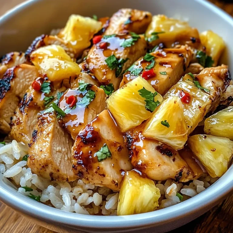 Pollo Piña Arroz