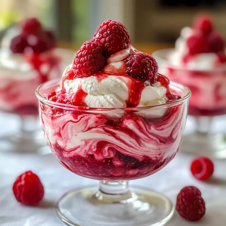 Raspberry Fool with Whipped Mascarpone