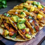 Refreshing Pineapple Chicken Tacos