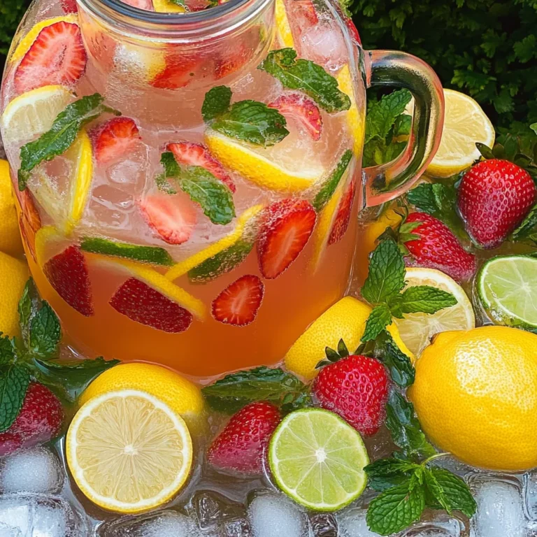 Sparkling Lemonade Punch Recipe