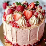 Strawberry Cchicken chicken hampagne Cake Recipe
