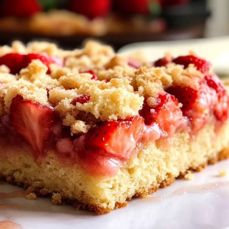 Strawberry Crumb Cake