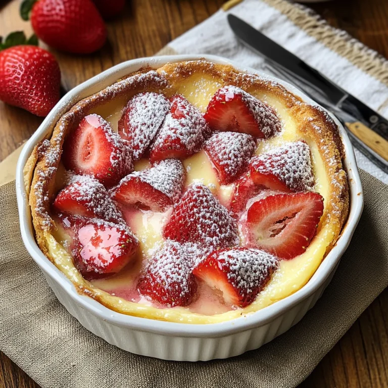 Strawberry Flaugnarde