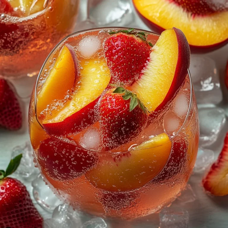 Strawberry Peach Sangria
