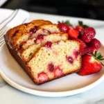 Strawberry Quick Bread with Fresh Berries